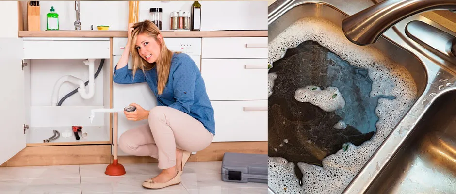 Principais problemas com pias entupidas