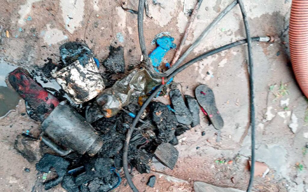 Desentupimento de Esgoto realizado